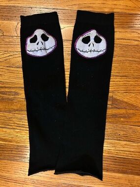 Jack Skellington leg warmers